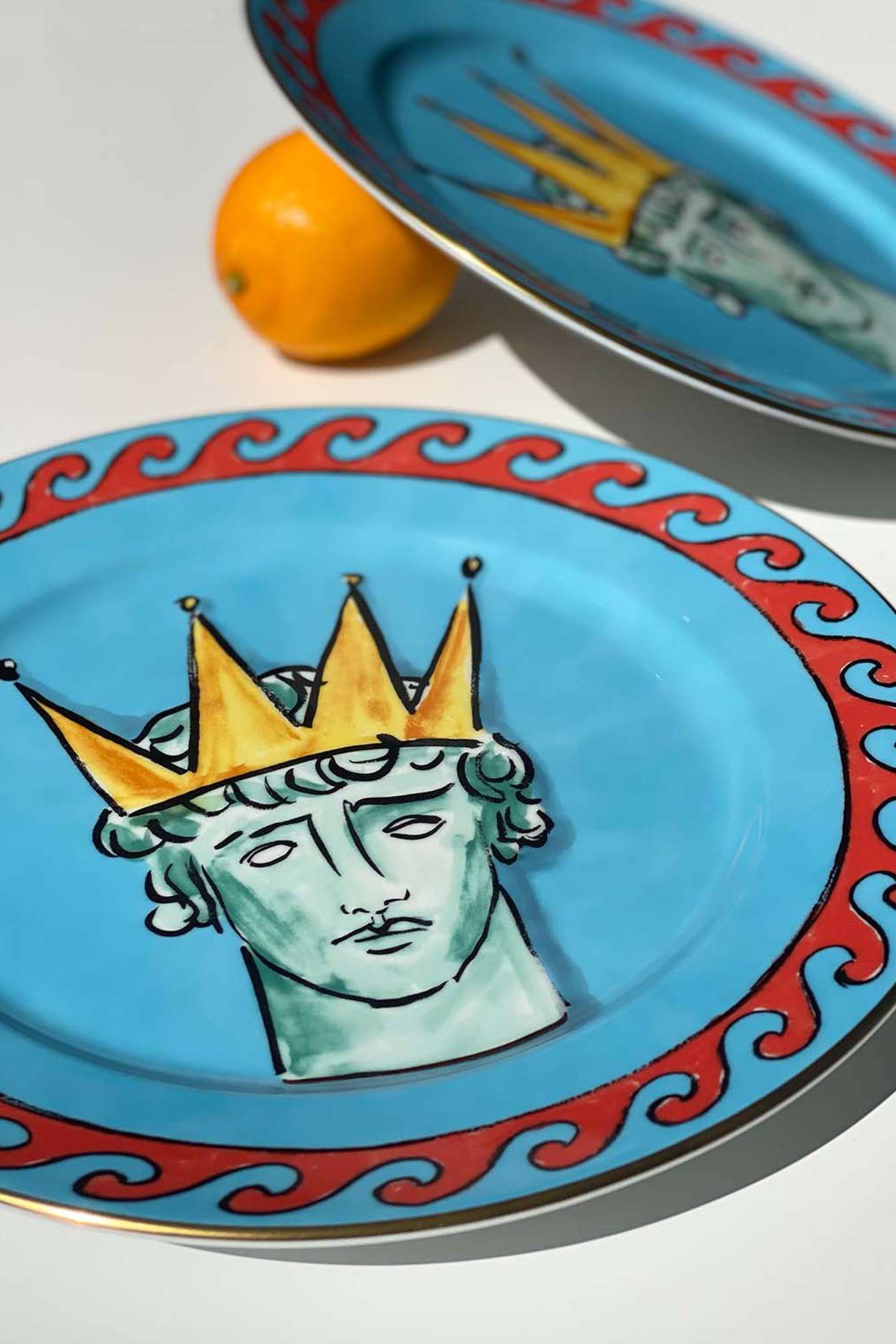 Il Viaggio Di Nettuno Set of 2 Dinner Plates - FARADAYS