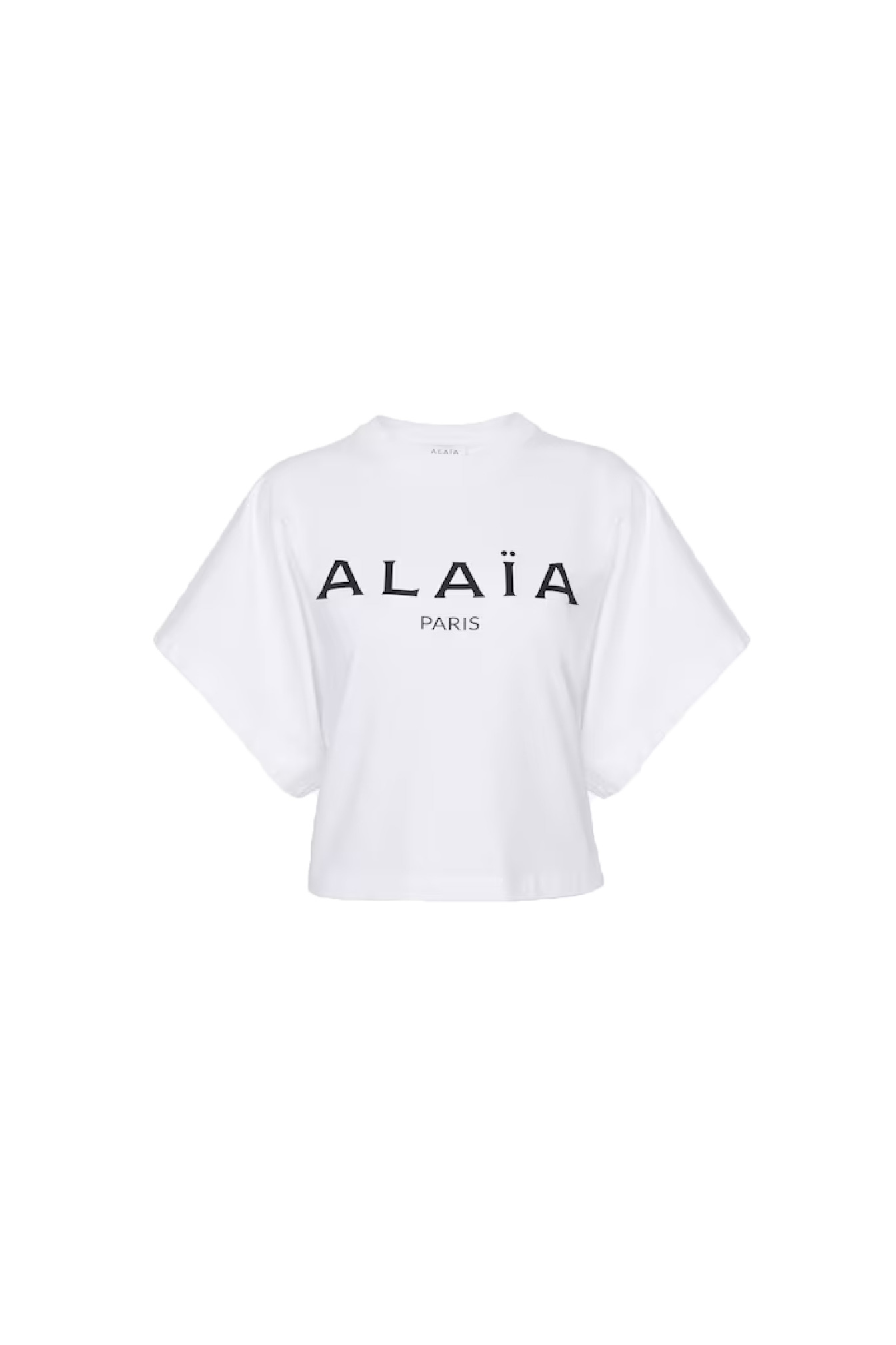 ALAÏA PARIS 半袖Tシャツ ホワイト　美品 ALAÏA White Embroidered T-Shirt ALAÏA