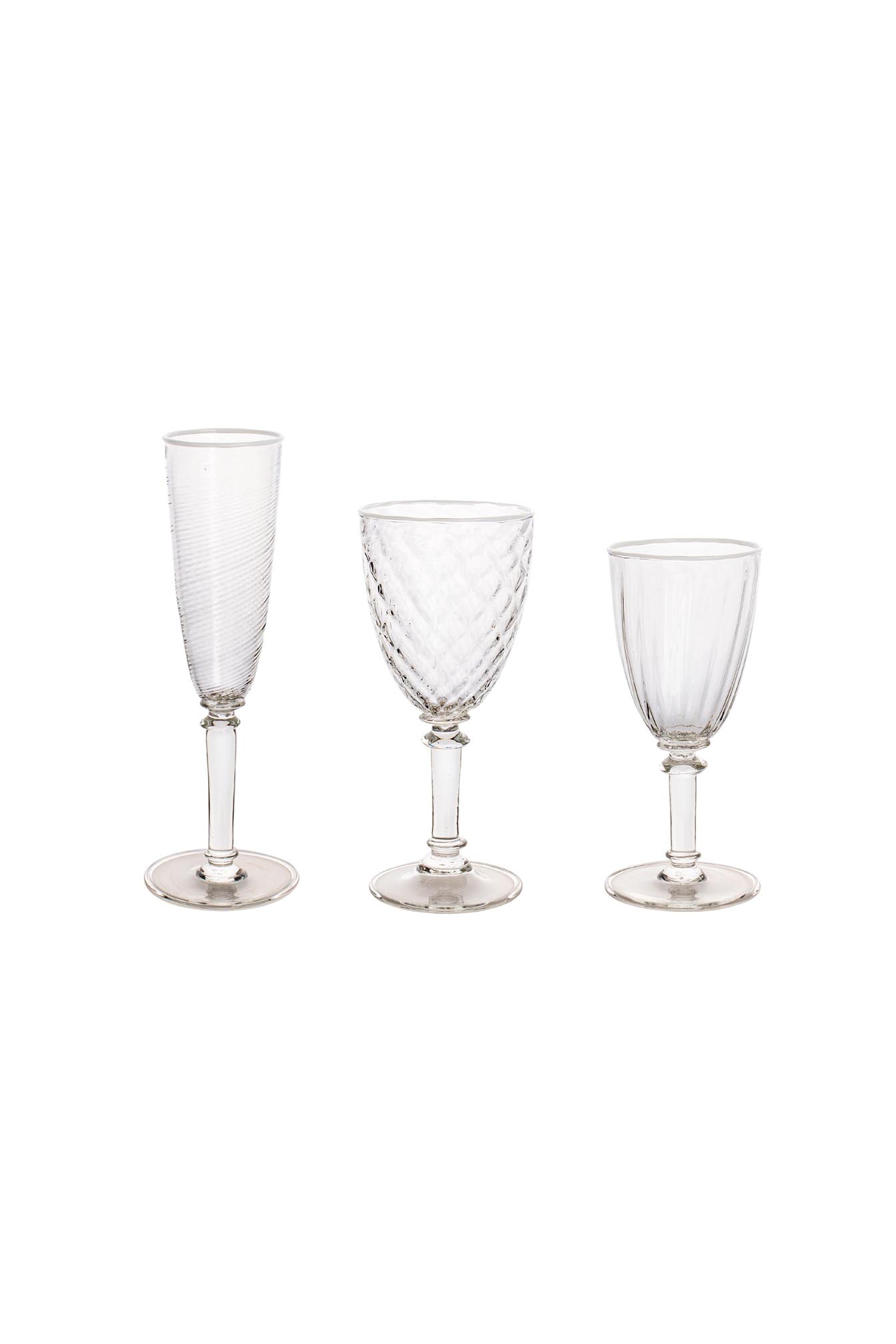 Ultralight Set Of 3 Texture Goblets With White Rim FARADAYS ultralight-set-of-3-texture-goblets-with-white-rim-faradays